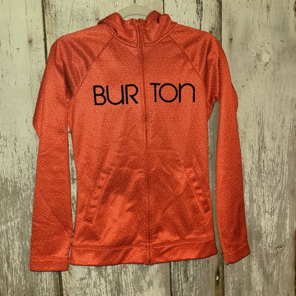 Burton zip up sweatshirt XS